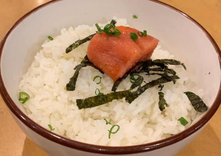 ラーメン海鳴 博多デイトス店の明太子ごはんです