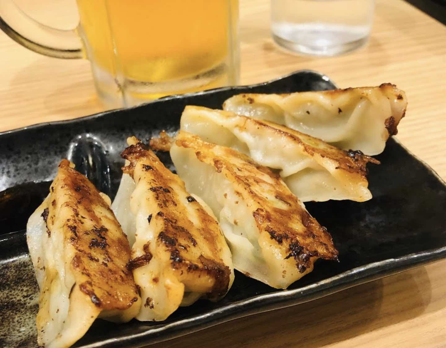 屋台ラーメン 玉龍の餃子です